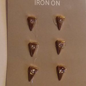 Triangle Iron On Studds
